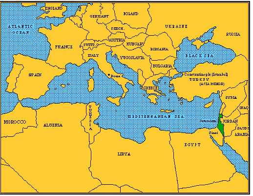 Europe and Countries of Mediterranean