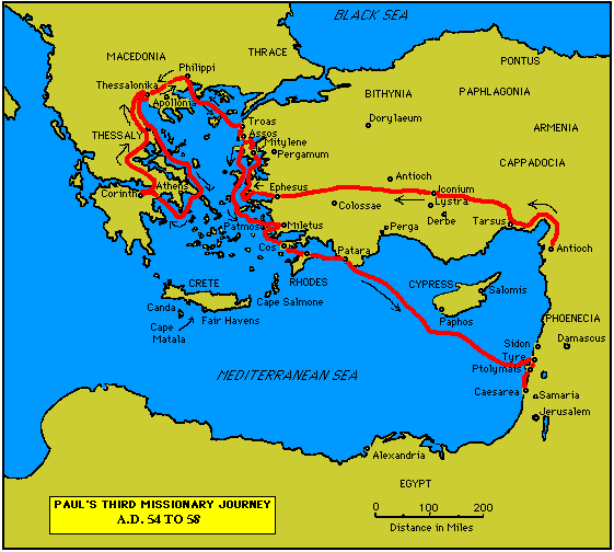 Paul's Third Missionary Journey